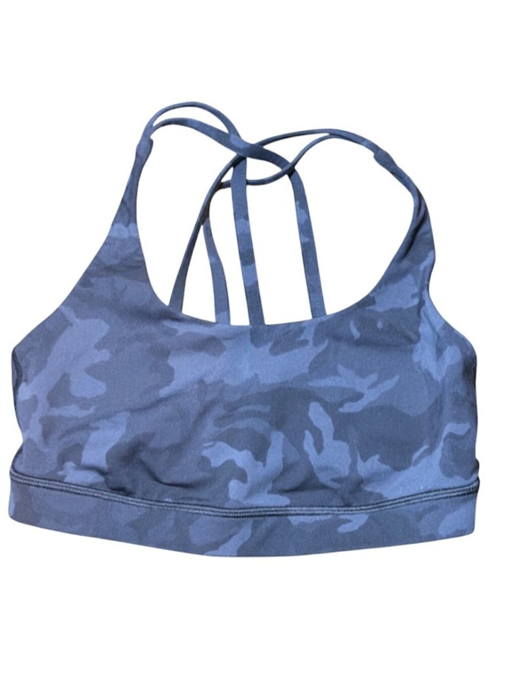 Lululemon Energy Bra Grey Camo Size 6